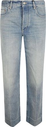 Valentino Garavani Straight Jeans - Heren - Regular Fit Jeans - Blauw - W33 - Katoen - Jeans