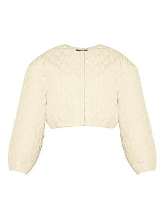 Anouki quilted bomber jacket - Yellow