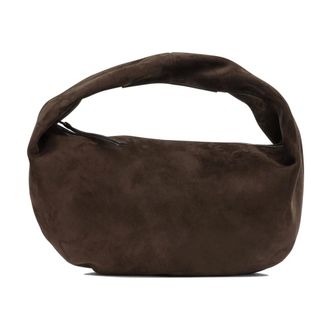 Khaite Olivia Hobo Medium Handtas - Dames - Tassen - Bruin - Maat: ONE Size Zijde