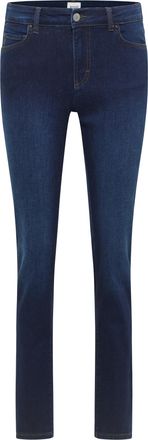 Mustang Slim-fit-Jeans MUSTANG Damen Style Crosby Relaxed Slim, Damen, Gr. 30, L&auml;nge 32, blau 701, Denim/Jeans, 99% Baumwolle, 1% Elasthan, unifarben, slim fi