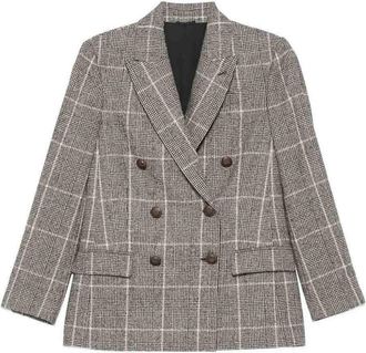 Brunello Cucinelli Check Blazer