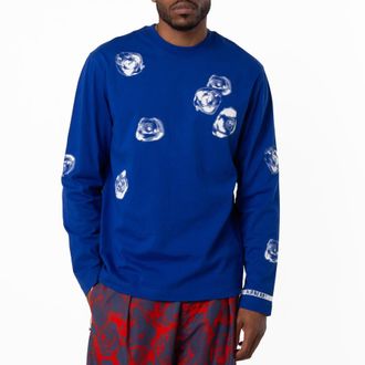 Burberry Rose Cotton Long-Sleeved T-Shirt, Size XX-Small