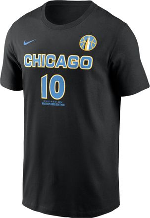 Nike Kamilla Cardoso Chicago Sky Explorer Edition Nike Mens WNBA T-Shirt in Black | M11332ECHI-KCD