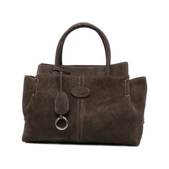 Tod's Tassen, Dames, Bruin, ONE Size, Su&egrave;de, Handbag