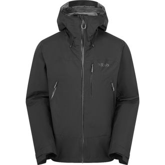 RAB Downpour Mountain Jacket - Mens in Black at Nordstrom, Size Medium