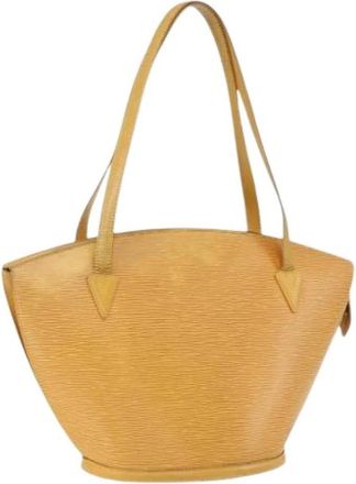 Louis Vuitton Pre-owned Vintage Schoudertas - Dames - Vintage Schoudertas - Geel - ONE Size - Leer - Vintage