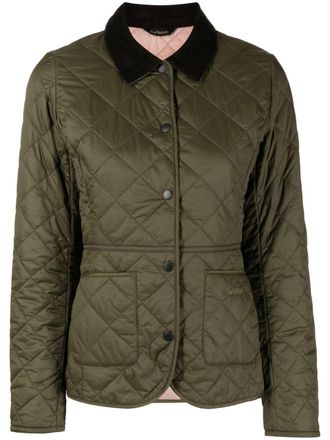 Barbour Giacca trapuntata Deveron - Verde