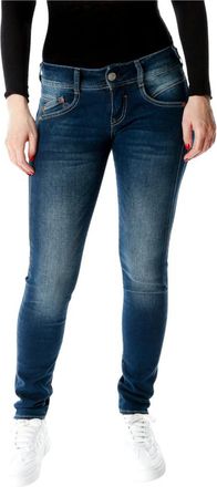 Herrlicher Gila Slim Jeans - Dames - Slim Fit Jeans - Blauw - W31 L32 - Katoen - Jeans