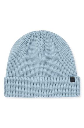Travis Mathew Cloud Waffle Beanie in Dusty Blue at Nordstrom