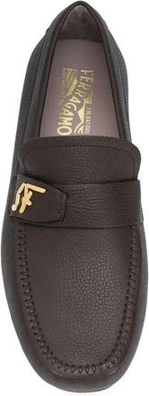 Ferragamo Mens Brown Loafers, US Size 6.5