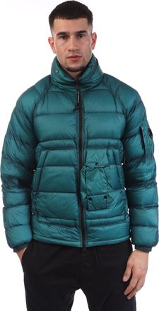 C.P. Company Mens D.D. Shell Down Jacket in Light Blue Nylon - Size X-Large