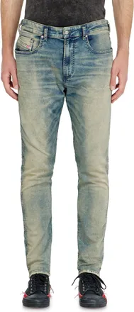 Diesel Slim Regular Waist 2062 D-Strukt Joggjeans, Medium blue, Zip fly