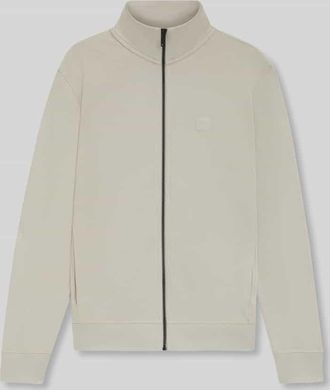 Boss Orange by Hugo Boss BOSS Orange Regular Fit Sweatjacke aus reiner Baumwolle in Sand, Größe XXL