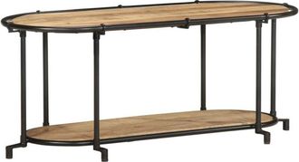 vidaXL Vidaxl - Mueble de tv madera maciza de mango rugosa 100x42x40 cm
