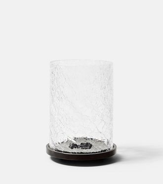 Michael Verheyden Micha&euml;l Verheyden Orkan glass and bronze tealight holder