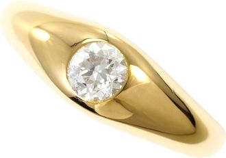 C&A Yellow Gold Yellow Gold (18K) Band Ring (Pre-Owned)