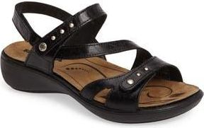 Romika Ibiza 70 Sandal in Black Leather at Nordstrom Rack, Size 5-5.5Us / 36Eu