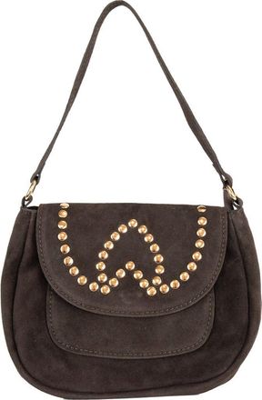 Persaman New York Studded Shoulder Bag in Brown at Nordstrom Rack