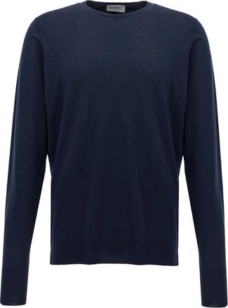 John Smedley Maglione girocollo Marcus - Blu