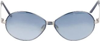 Fendi Pre-owned Metal sunglasses - Dames - Vintage Accessoires - Blauw - ONE Size - Vintage