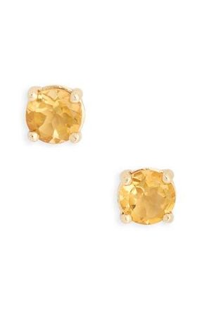 Bony Levy Citrine Stud Earrings in 14K Citrine at Nordstrom Rack