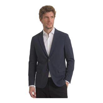 Duno Heren, Jassen, Blauw, Maat: L