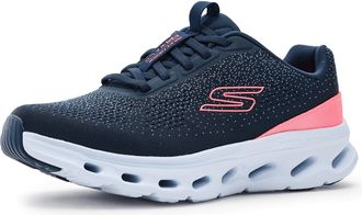 Skechers Womens Go Walk Glide Step 2.0 Vanessa, Navy/Hot Pink, 5.5