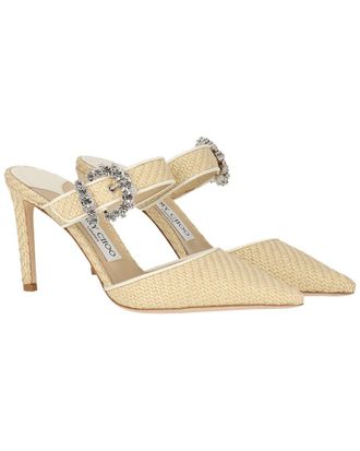 Jimmy Choo London Dyana 85 Raffia Mule