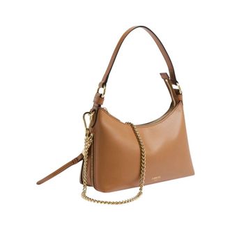 Lancel Zip Baby Hobo Bag - Dames - Schoudertassen - Bruin - ONE Size - Leer - Tassen