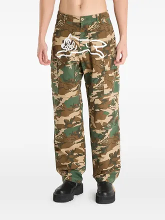 Billionaire Boys Club Running Dog Woodland camouflage cargo pants - men - Cotton - L - Green