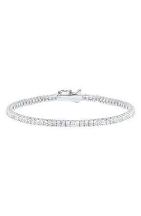 Crislu Skinny Bracelet in Platinum F at Nordstrom