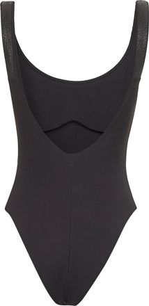 Brunello Cucinelli Womens One-Piece Swimsuit With Sparkling Details Brown Polyamide - Elastane Swimwear / Sea Clothing