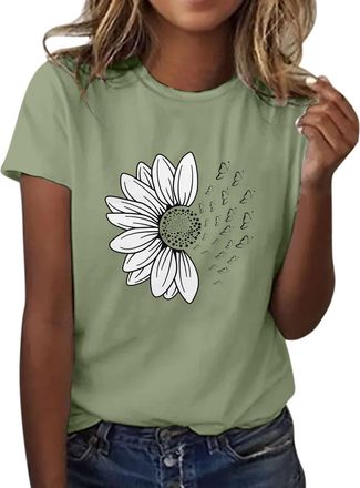 Generic Women Blouse Party Elegant Short/Long Sleeve Tops for Work UK, Womens Plain Round Scoop Neckline Elasticated Waist Slim Straps Swing Camisole Sleevele