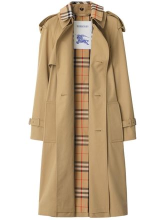 Burberry Trench con revers a lancia - Toni neutri