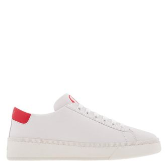 Bally Ryver Leather Low-Top Sneakers, Brand Size 38 ( US Size 7.5 )