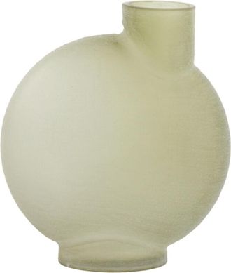 Light & Living Light&living - Vaso Imano En Cristal Verde Oliva - &Oslash;30x100 Cm