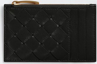 Bottega Veneta Intrecciato Zipped Card Case - Bottega Veneta