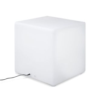 Sweeek Iluminacion exterior led para jardin blanco 40cm