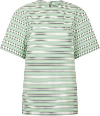 Paco Rabanne Blusa a righe - Verde