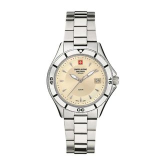 Swiss Alpine Military 7740.1138 Duikhorloge - Heren - Accessoires - Grijs - Maat: ONE Size