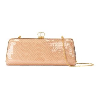 Gucci Clutches, female, Beige, Size: ONE SIZE Moir&eacute; Clutch