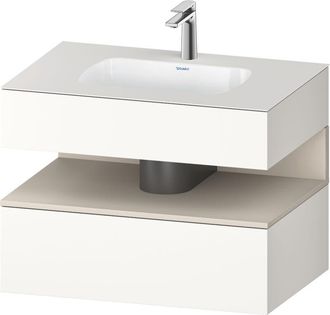 Duravit Duravit Qatego Lavabo Encastrado Con Base De Lavabo Consola