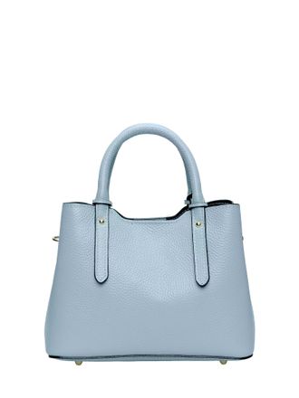 Anna Luchini Turquoise Rundleer Tas