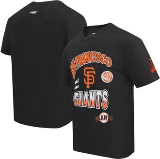 Pro Standard Mens Pro Standard Black San Francisco Giants Turn It Up Dropped Shoulder T-Shirt at Nordstrom, Size Large