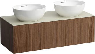Laufen Il Bagno Alessi Cajonera, Encimera De Piedra Calce Avorio, - Laufen