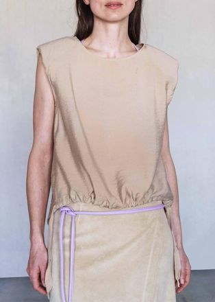 Humanoid Elijah Sleeveless Top In Coconut
