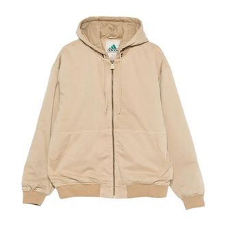 adidas Bomber Jackets, male, Beige, Size: XL EQT JKT Stokha