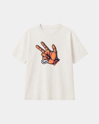 Ecko Three Point Hand Tee in White at Nordstrom, Size Medium