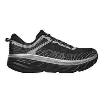 Hoka One One Bondi 7 Running Shoes in Black/Stardust Men