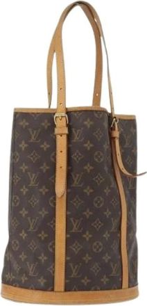 Louis Vuitton Pre-owned Bucket Bags, female, Brown, Size: ONE SIZE Pre-owned Bucket Bag